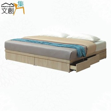 文創集 畢克爾6尺雙人加大六抽床底座(不含床墊)