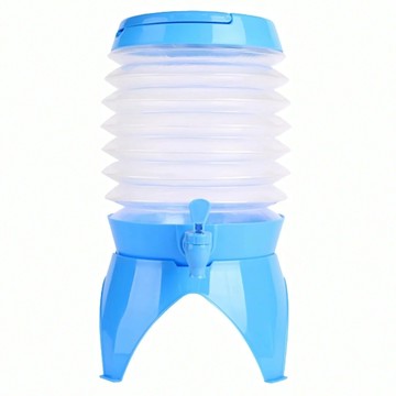 多用途戶外可手提折疊水桶 417克重 RA2803D  5.5L  1個