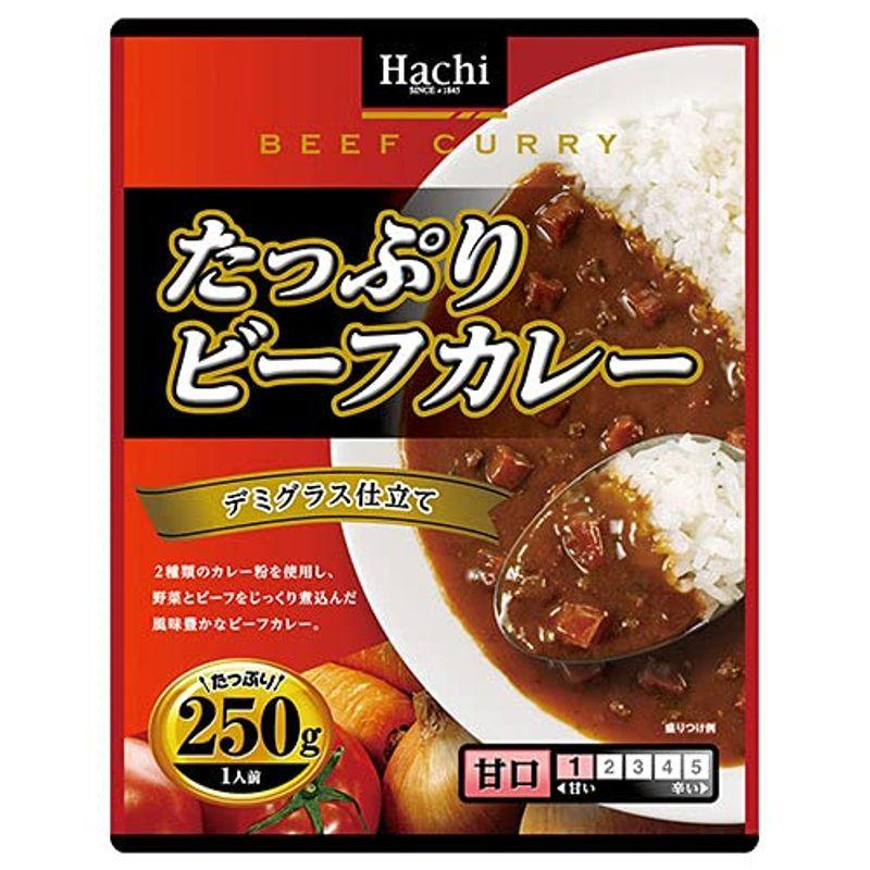 ハチ食品 たっぷりビーフカレー 甘口 250g×20個