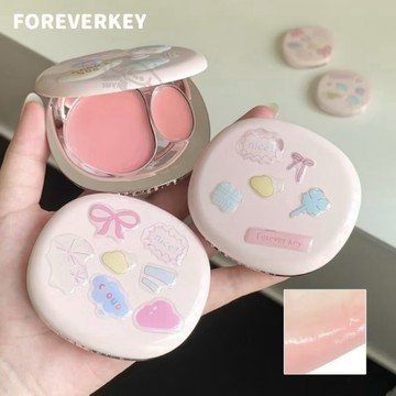 新品現貨✨水光肌腮紅🌸Foreverkey琉光雙色腮紅膏盤 韓女水光肌 膨脹氛圍感腮紅高光膏 雙色腮紅N06 打亮淚溝