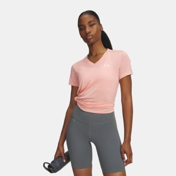 【UNDER ARMOUR】UA 女 Tech Twist V領短袖T-Shirt_1384227-603