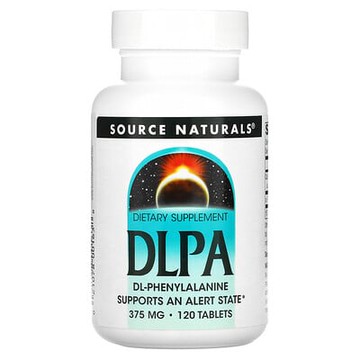 Source Naturals, DL-苯丙氨酸，375 毫克，120 片