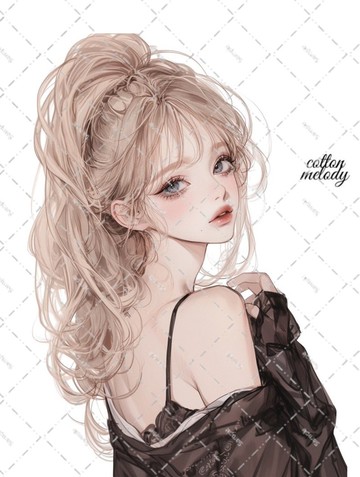 原創貼紙 no.7868 人物貼紙 原創貼紙 女孩貼紙 原創人物貼紙