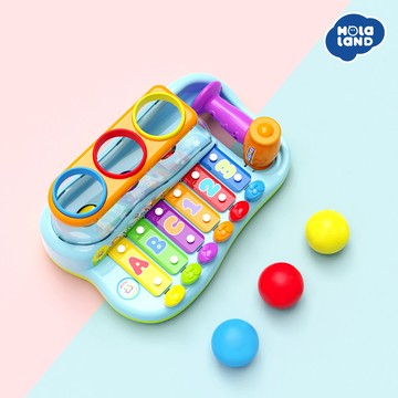 HolaLand 歡樂島 - 2合1鎚球手敲琴