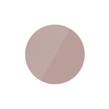 Toddlekind｜圓點系列圓形防刮抗汙地墊-玫瑰粉