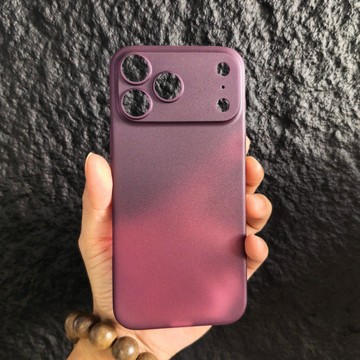 超薄冰透半磨砂PP保護殼 透氣散熱 鏡頭框全包 適用於iPhone18 Pro ProMax