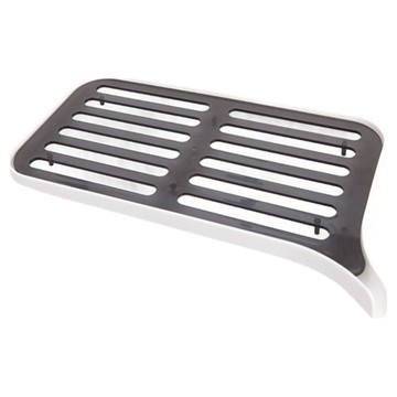 小麥購物 廚房雙層瀝水置物架 網狀 L1147  1層  1個  白底黑網