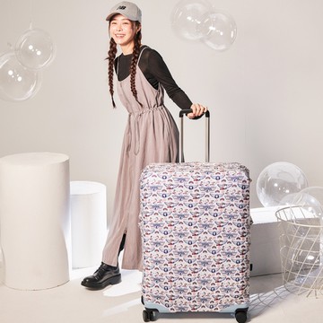 【SNOOPY】王牌飛行員行李箱保護套(L)-米色 BCP24O04BG