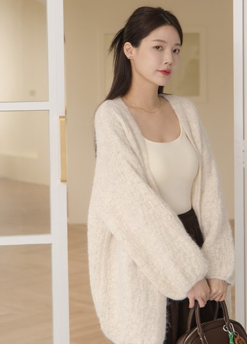 慵懶風毛衣外套
