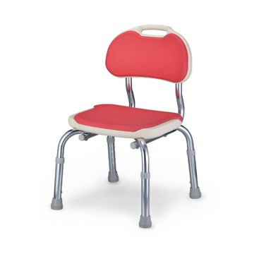 安壽 有背靠洗澡椅-紅色(CPE-N) (單個)【杏一】