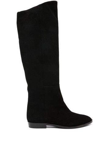 Roberto Festa - Ginny suede knee boots - women - Calf Leather/Calf Leather/Calf Leather/Rubber/Rubber - 39 - Black