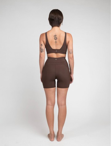 Nut Brown 堅果棕 / Xtra Life 水陸運動 高腰機能四分褲