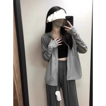 冰絲防曬休閑戶外衣服女2025新款夏季長袖超薄款罩衫外套騎車防曬