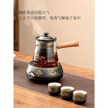 霜語電陶爐煮茶器家用耐高溫側把燒水壺泡茶專用全自動煮茶爐小型