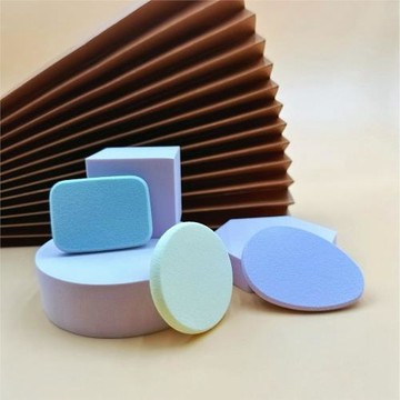 磨邊乳膠粉撲便攜平面干濕兩用SBR影樓散粉三件裝工廠直供