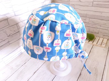 醫護雙層手術帽、工作帽、烘培帽 鳥兒系列