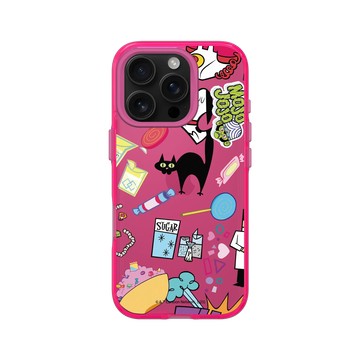 iPhone 16 Pro Clear 粉漾桃 - The Powerpuff Girls 飛天小女警 - 貼紙款