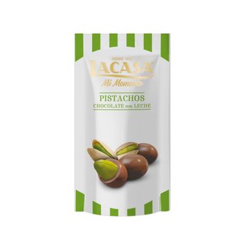 西班牙樂卡莎LACASA 開心果夾餡牛奶巧克力(50g)