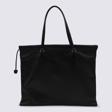 Jimmy Choo Black Drawstring Tote L