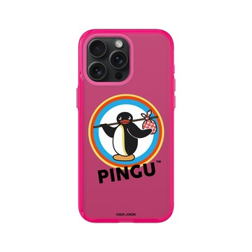 iPhone 15 Pro Max Clear 粉漾桃 - Pingu 企鵝家族 - 要跟我一起走嗎？