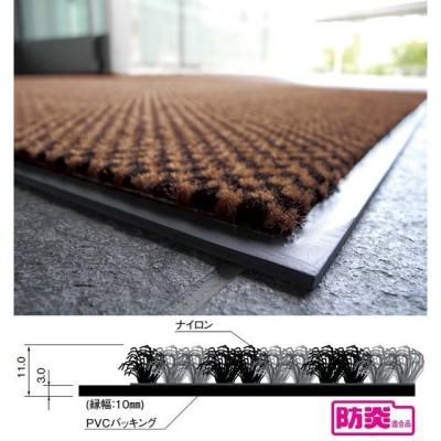 玄関マット 屋内 業務用 75×120cm ロンステップマットハイデラックス