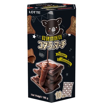 [家速配]樂天小熊餅家庭號-濃黑巧克力風味