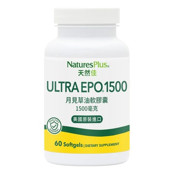 NaturesPlus 月見草油軟膠囊 (60顆/瓶)