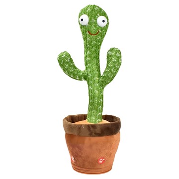 跳舞仙人掌  120首歌曲  可錄音  學說話  USB充電  可發光  33cm  充電款  1個