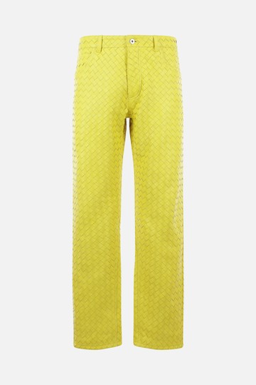 BOTTEGA VENETA Intrecciato nappa regular-fit pants Man