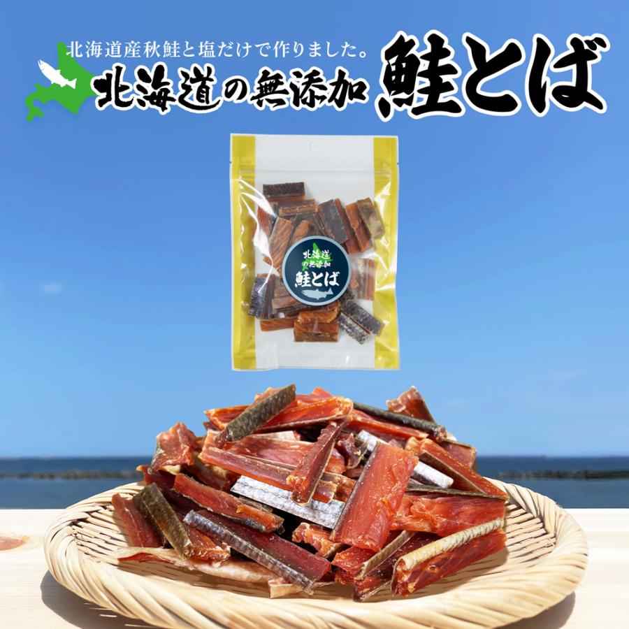 北海道産無添加　鮭とば　通常タイプ　1袋（100g）