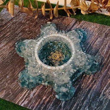 奧剛雪花燭台 × 靈氣療癒能量座