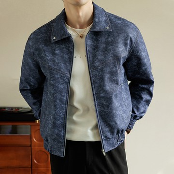 【HOT 本舖】男装2025秋冬新款大碼男裝原創源頭廠家PU痞帥休閒夾克皮衣男 M-8XL（控價169）