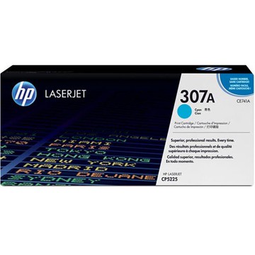 【領券優惠折300】 HP CE741A / 307A 原廠藍色碳粉匣 適用CP5225系列