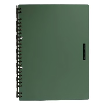 KOKUYO 國譽 a little special 360度24孔活頁本 B5 20張  自帶4mm方格  綠色  1本