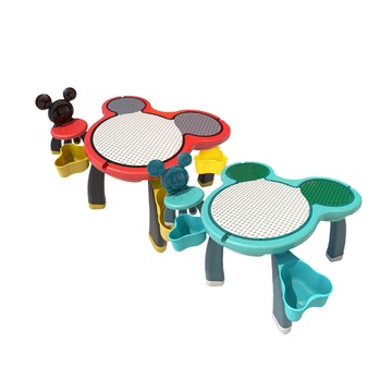 Bonne Nuit 加拿大迪士尼積木遊戲桌(含1桌1椅)-多款可選