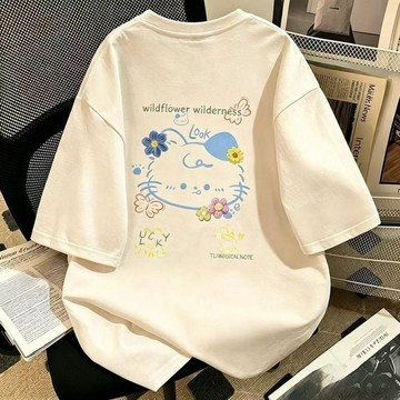 【兒童短袖T恤】 中大童短袖 男女童T恤 純棉短袖T恤 兒童純棉上衣 夏季兒童T恤 美式兒童上衣 兒童寬鬆T恤