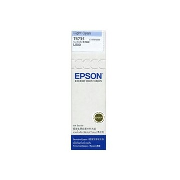 EPSON 淡藍色原廠墨水瓶 / 盒 T673500 NO.673｜領券最高折$220