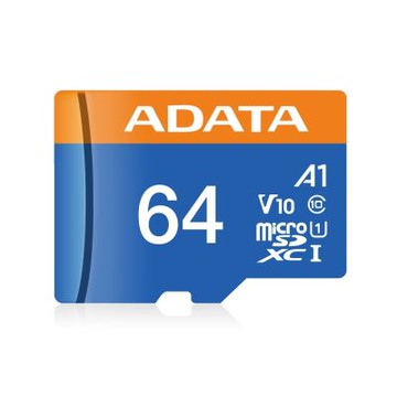 威剛 Premier microSDHC 64GB UHS-I A1 記憶卡 手機/行車紀錄器用 GJ19103
