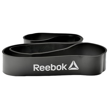 Reebok 高彈性訓練阻力帶 34kg阻力 乳膠製成  208 x 6.35 x 0.5cm  深灰色  1條