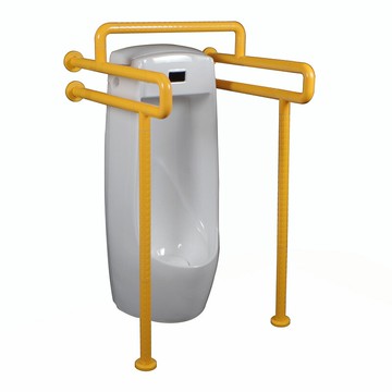 樂天精選~衛生間小便斗扶手老人殘疾人不銹鋼小便器無障礙廁所小便池扶手 雙11全館免運