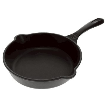 哥倫比亞 VICTORIA 單柄鑄鐵鍋 20cm 導熱均勻、適用多種爐具 輕鬆烹調美味佳餚  1個