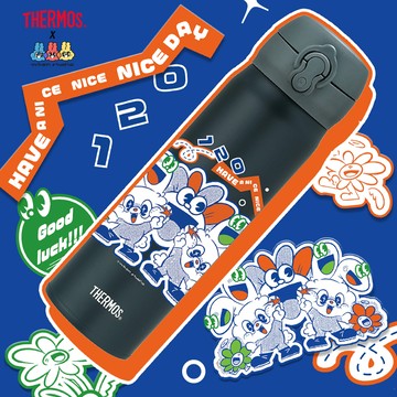 【THERMOS膳魔師】保溫瓶_JNL-504系列_500ml_緩緩x膳魔師120週年限定款