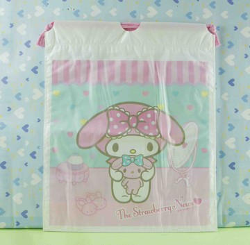 【震撼精品百貨】My Melody 美樂蒂 縮口袋-抱熊 震撼日式精品百貨