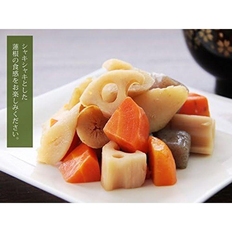 国産れんこんスライス水煮120g(国内産蓮根)煮物や炒め物など色々なお料理にお使いください。(レンコン水煮 和え物 和風料理)