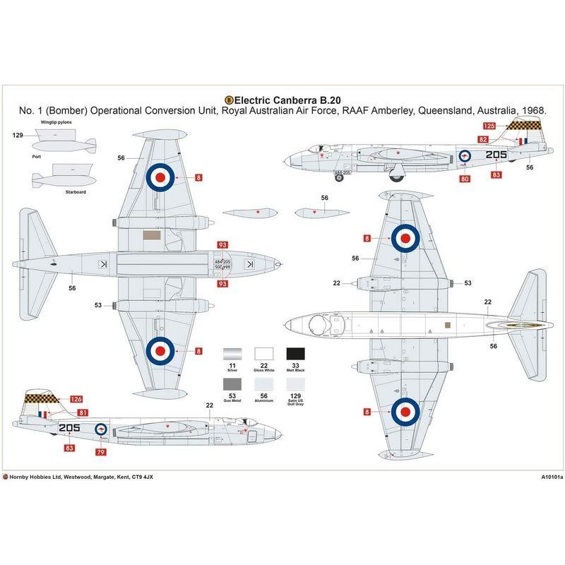 エアフィックス 1/48 EE キャンベラ B I 6/B20 X-10101A プラモデル