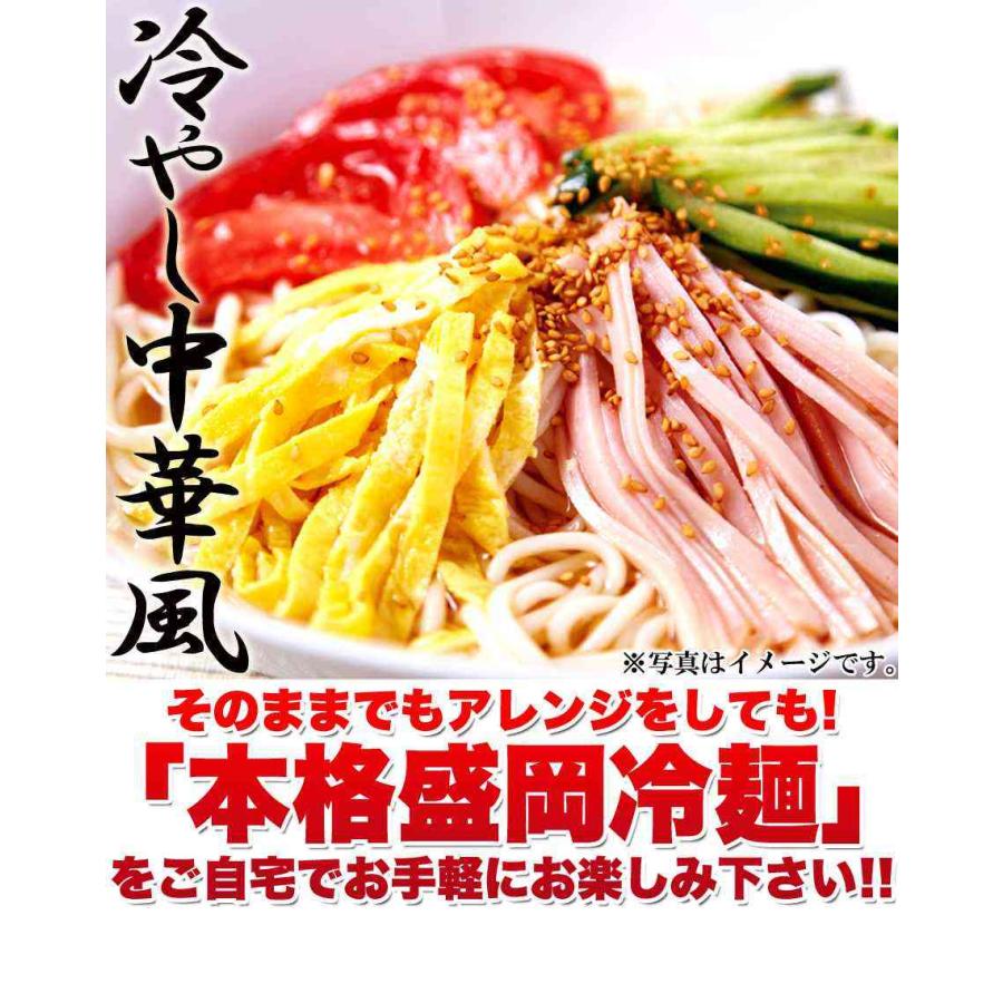 ゆうパケット出荷本場名産品!!老舗の盛岡冷麺４食スープ付き（100ｇ×4袋）