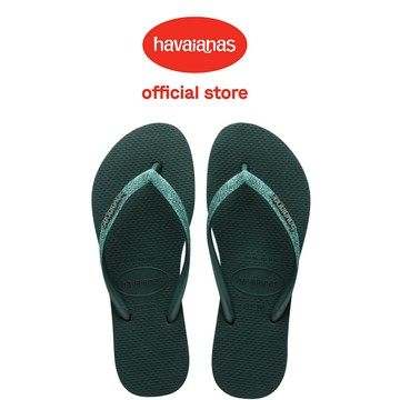 Havaianas 哈瓦仕 拖鞋  夾腳拖 閃亮 亮粉 綠 Slim Sparkle ME 4146093-5266W