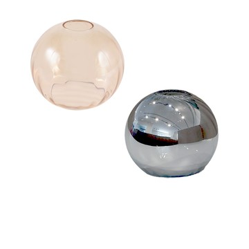 【分酷fanscool 配件】圓球直條紋 玻璃燈罩-2色｜FCS-100017-18燈具配件 燈罩