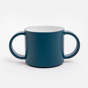 tak. 兒童雙把手水杯200mL 藍