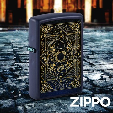 [隔日到貨] ZIPPO 防風打火機 聖殿元素 48958 黃銅 美國製 煤油打火機